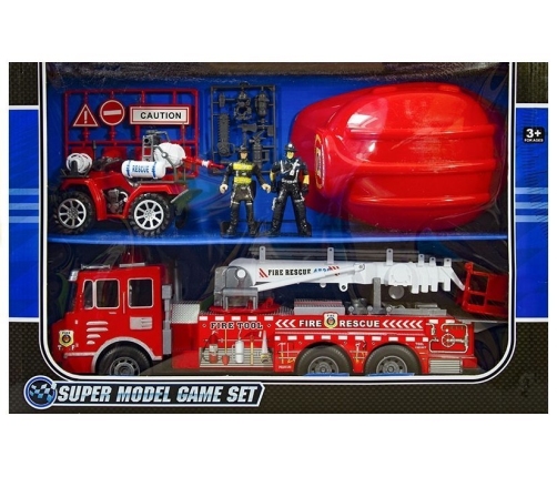 Fire Truck Playset Fire Rescue Brigade Set