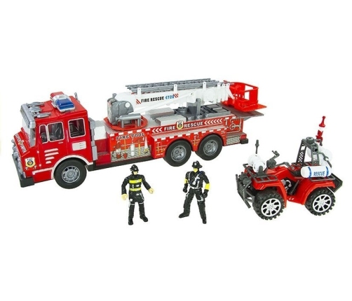 Fire Truck Playset Fire Rescue Brigade Set