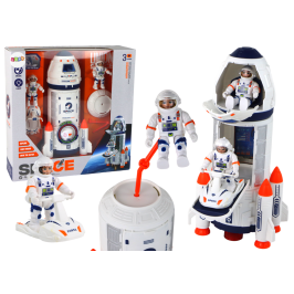 Rocket Spaceship Set Multifunctional Space Mission