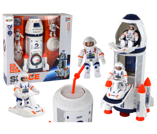 Rocket Spaceship Set Multifunctional Space Mission