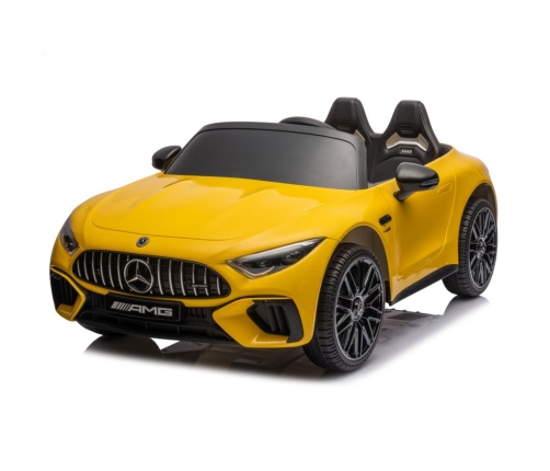 Elektriskā sporta automašīna bērniem Mercedes AMG SL63 Yellow