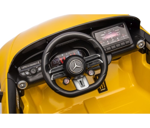 Elektriskā sporta automašīna bērniem Mercedes AMG SL63 Yellow