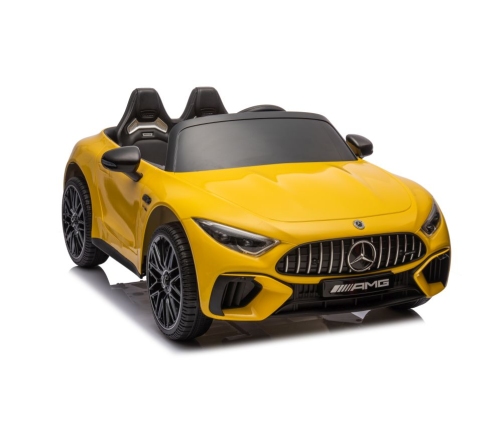 Elektriskā sporta automašīna bērniem Mercedes AMG SL63 Yellow