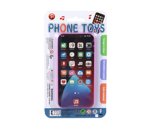 Children's Phone With Light and Music Pink