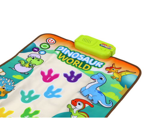 Educational Interactive Dance Mat Dinosaurs Lights Sounds