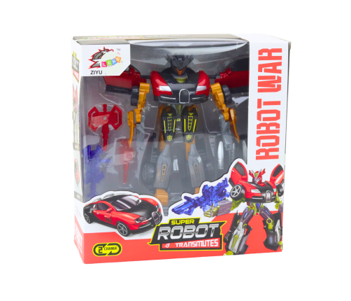 Robot Auto 2in1 Transformation Accessories Weapon Red