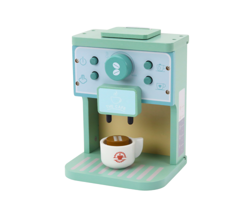 Wooden Coffee Machine AGD Milk Cup Set