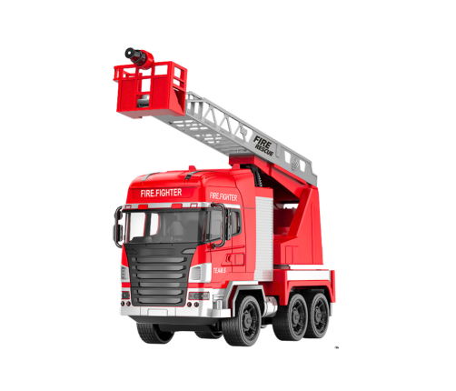 Fire Truck with Boom Remote Control RC Spray Lights