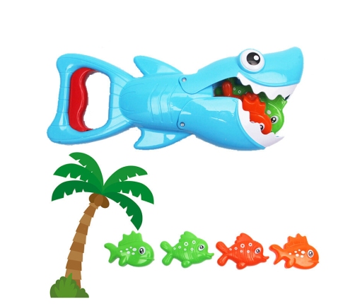 Bathing Game Set Shark Fish Hunter Blue