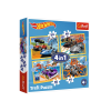 Hot Wheels Puzzle 4in1 Vehicles Trefl 34627