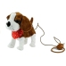 Interactive Dog On a Lead with Head-Scarf Moves Tail Sings