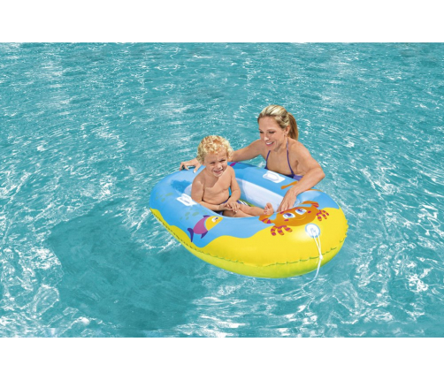 Inflatable Dinghy For Children 119 cm x 79 cm Blue Bestway 34009