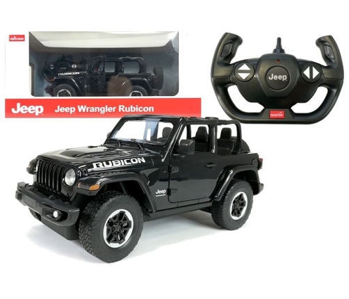 R/C Jeep Wrangler Rubicon 1:14 Rastar Black