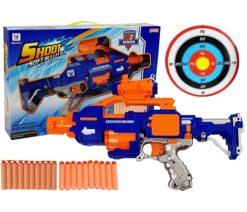 Foam Bullet Rifle with rotary target 45 cm