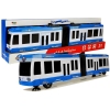 Articulated Bus with Friction Drive Blue