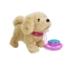 Plush Dog on a Leash Battery-Powered Beige Accessories