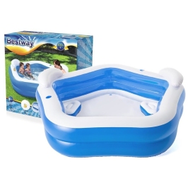 Inflatable Pentagon Pool 213 x 206 x 69 cm Bestway 54153