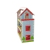 Wooden Marika Dolls' House with Opening Windows Three Storeys Balcony Furniture