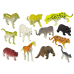 Large Figure Set Wild Animals Safari  + Accessories  34 Elements