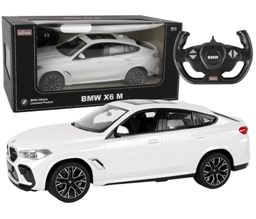 Car R/C Bmw X6 M 1:14 Rastar White