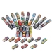 Set of Car Springs Cars With Drive Colorful 25 Pieces