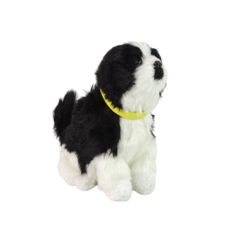 Interactive Plush Dog Soft fur Border Collie breed