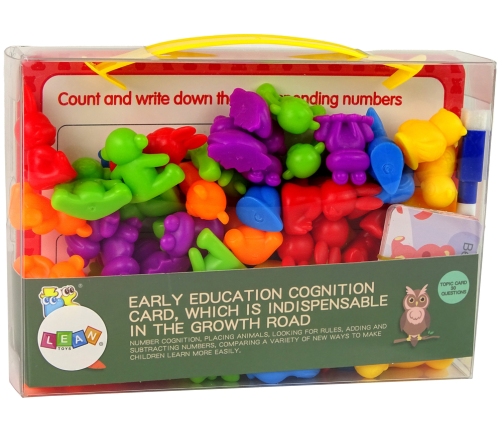 Animals Educational Toy Task Cards Counting Sorter 60 Pieces