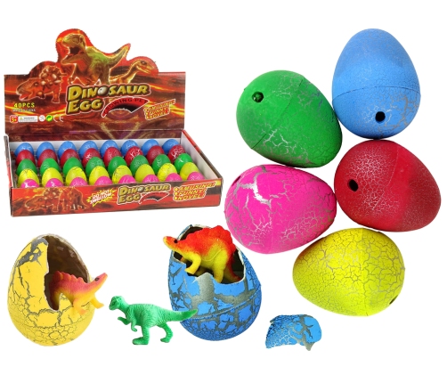 Hatching Magic Dinosaur Egg Growing 4 cm Colors.