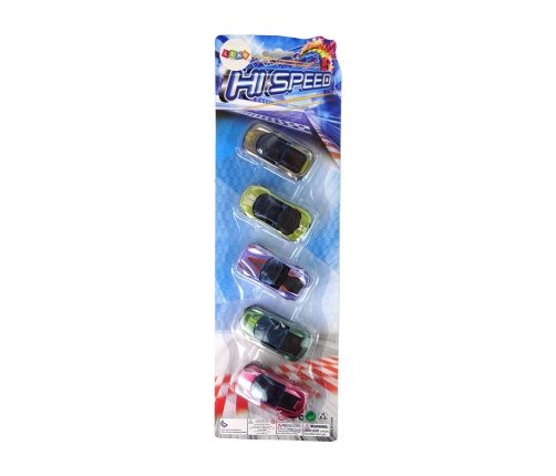 Set of Vehicles Colorful Springs 5 pcs