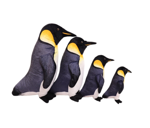 Plush Emperor Penguin mascot 25 cm