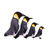 Plush Emperor Penguin mascot 25 cm