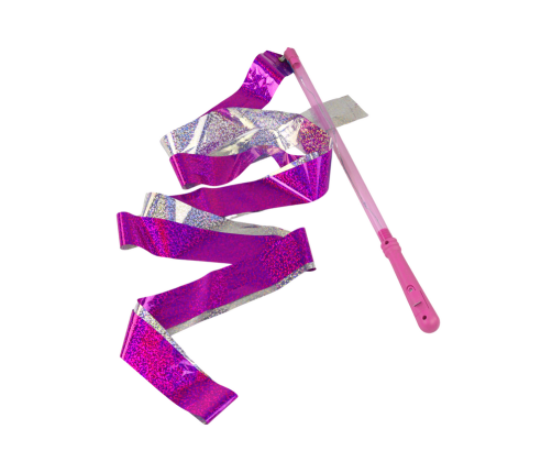 Sports Set Shiny Pink Dance Ribbon 2.4M Pink Handle