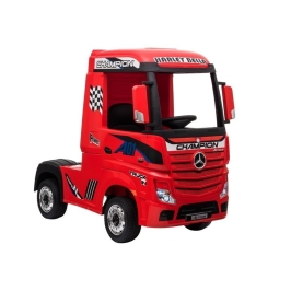 Electric Ride-On Car Mercedes Actros Red