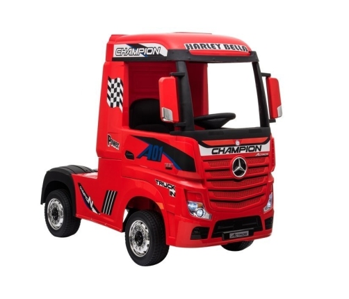 Electric Ride-On Car Mercedes Actros Red