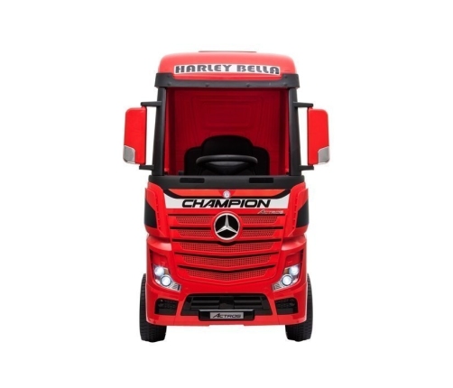 Electric Ride-On Car Mercedes Actros Red