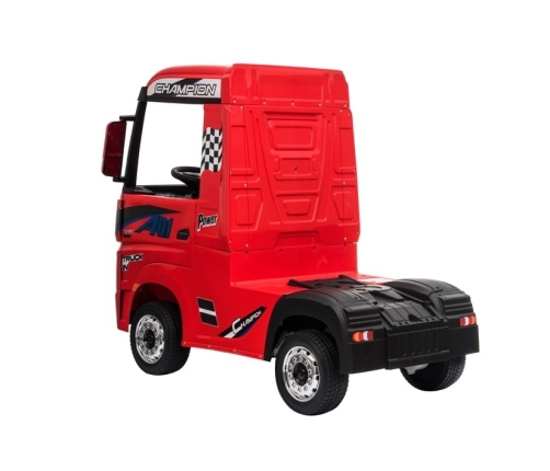 Electric Ride-On Car Mercedes Actros Red