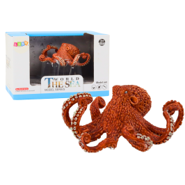 Figurine Giant Octopus Orange 10 cm