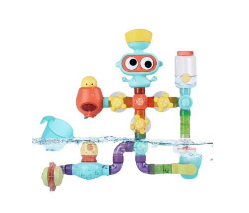 Interactive Educational Water Toy for Bathing, Planet Man