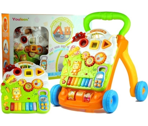 Interactive Playing Walker Pusher Great Gift for Newborn baby!