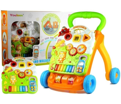 Interactive Playing Walker Pusher Great Gift for Newborn baby!