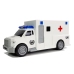 Auto Ambulance with friction drive white 1:20 with sound