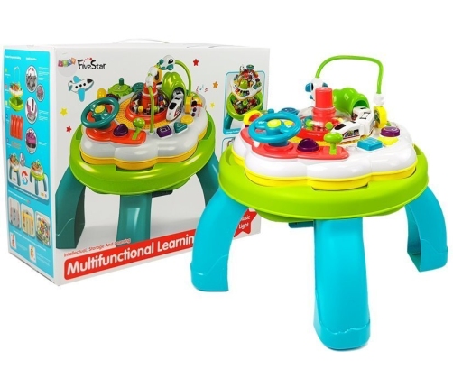 Educational table Piano Train Steering wheel Sound