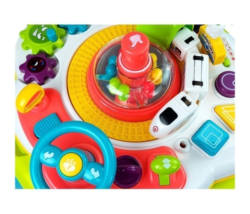 Educational table Piano Train Steering wheel Sound