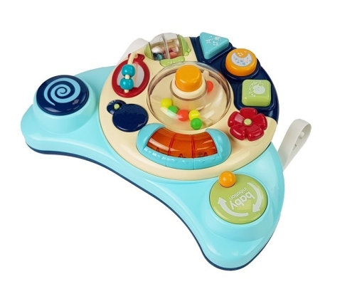 Interactive Baby Panel Toy Music Animal Blue