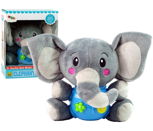 Interactive Educational Plush Elephant Sound Lullaby Melodies