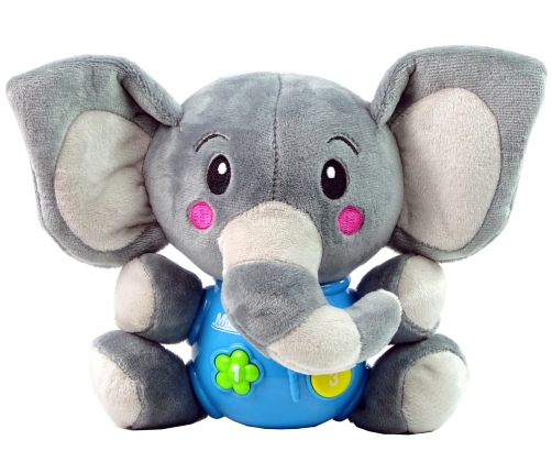 Interactive Educational Plush Elephant Sound Lullaby Melodies