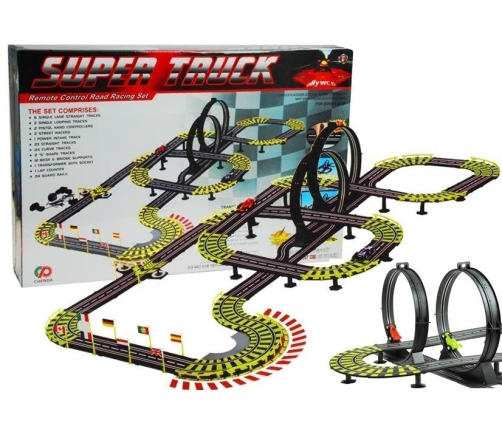 Wonderful Two-lane Racing Track 1157cm Length