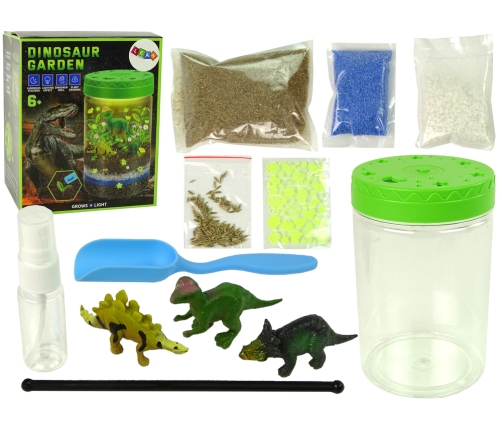 Dinosaur Garden in a Jar Light Creative Stickers