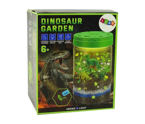 Dinosaur Garden in a Jar Light Creative Stickers