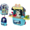 Beauty Salon Set For Dog Pet in Suitcase Backpack Blue